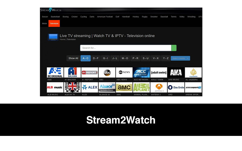 Stream2watch (2021): Watch Live Sport and Streams Online