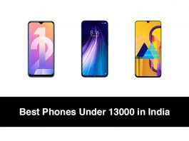 Best Phones Under 13000 in India