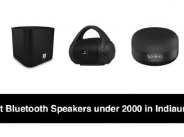Best Bluetooth Speakers under 2000 in India