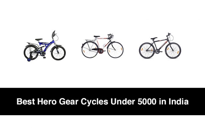 hero gear cycle under 5000