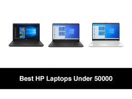Best HP Laptops Under 50000