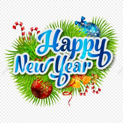 Happy New Year 2022: Clipart, Vector &amp; PNG Free Download