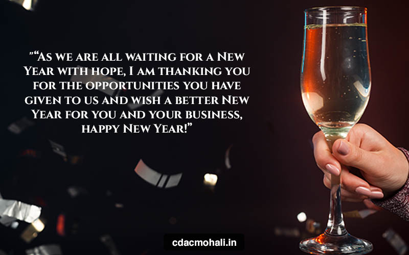 Happy New Year 2022 Wishes for Business Partner