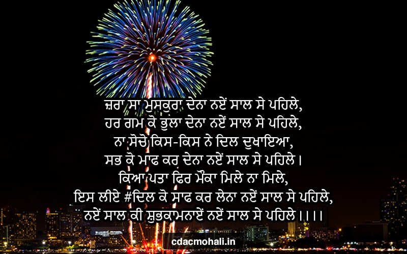 Happy New Year Messages in Punjabi