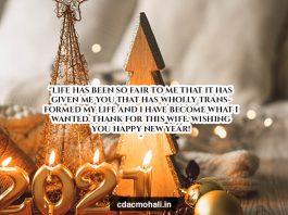 Happy New Year Wishes for Wife & Husband
