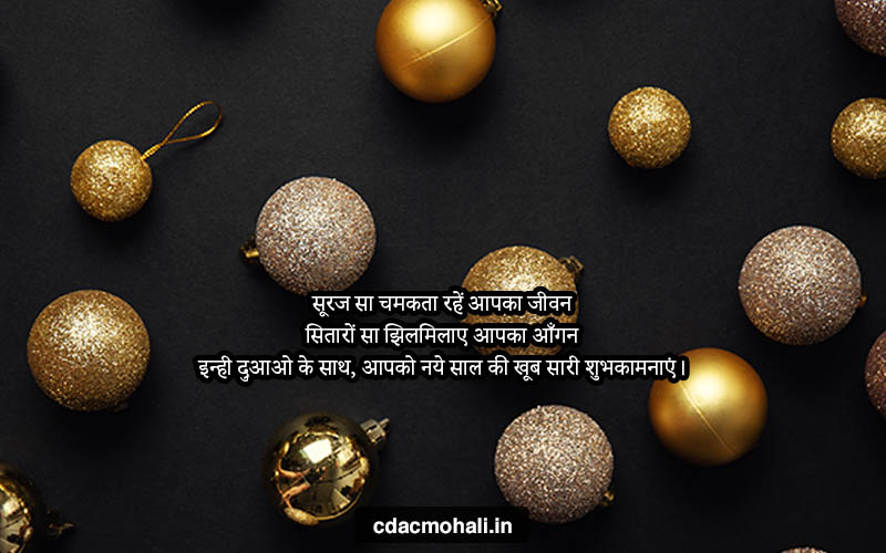 New Year Greetings in Hindi