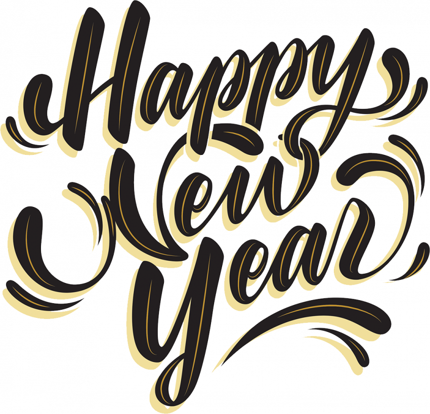 New Year PNG Vector
