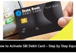 How to Activate SBI Debit Card – Step by Step Input?