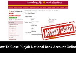 How To Close Punjab National Bank Account Online?
