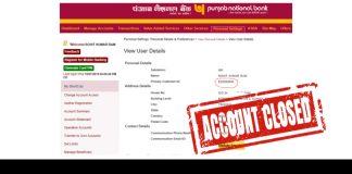How To Close Punjab National Bank Account Online?