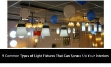 9 Common Types of Light Fixtures That Can Spruce Up Your Interiors